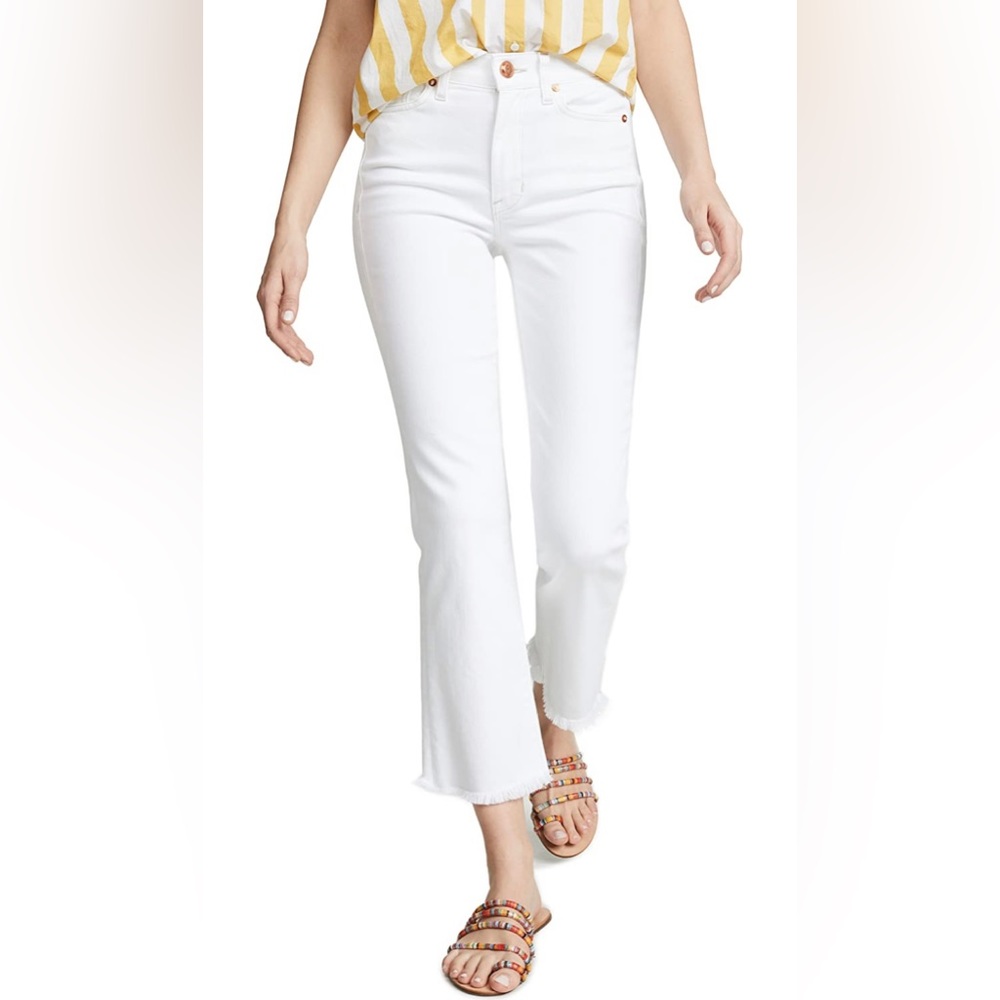 AYR Bomb Pop White Ankle Jean Size 30